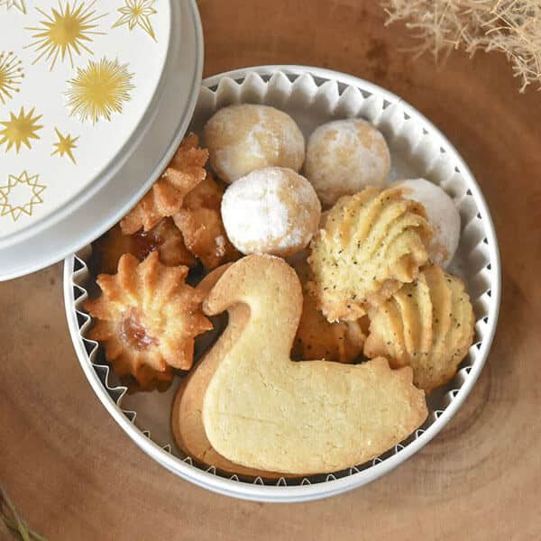 白鳥のグルテンフリークッキー缶