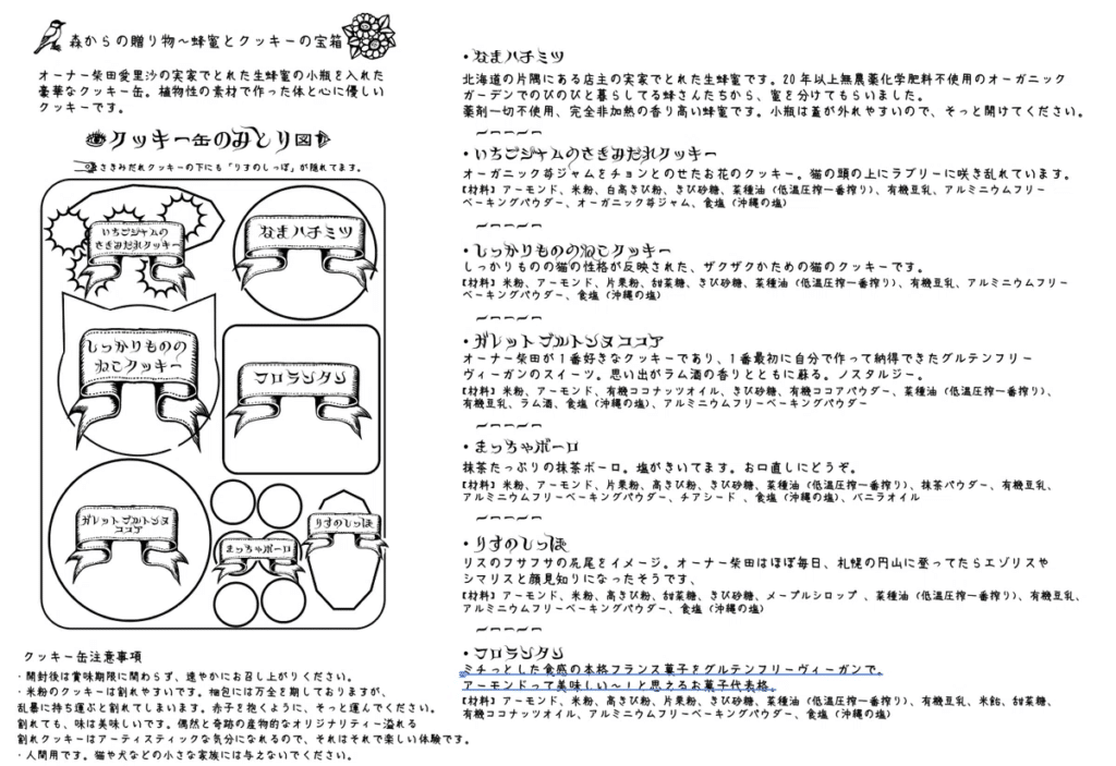 クッキー缶の組み立てロジック
